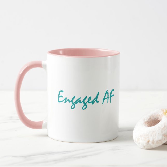 Engaged AF Mug (With Donut)