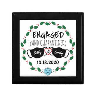Engaged and Quarantined Covid Engagement Christmas Gift Box