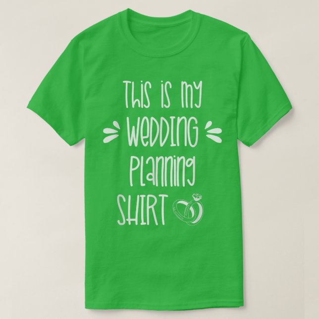 Engaged Bride to Be Future Mrs This is My Wedding  T-Shirt (Design Front)