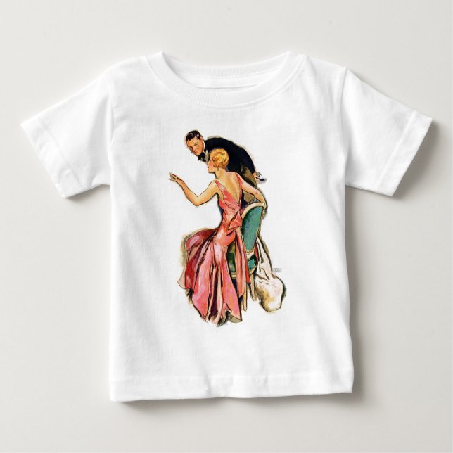 Engaged Couple Baby T-Shirt (Front)