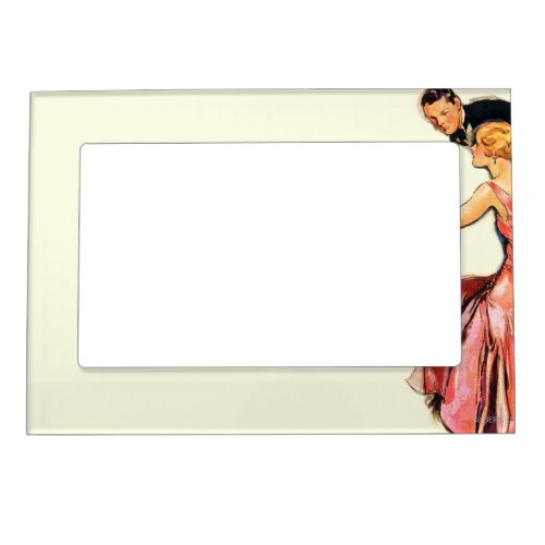 Engaged Couple Magnetic Picture Frame