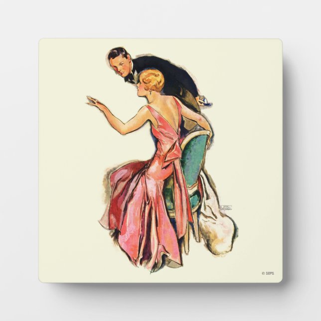 Engaged Couple Plaque (Front)