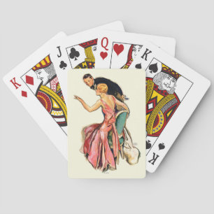 Engaged Couple Poker Cards