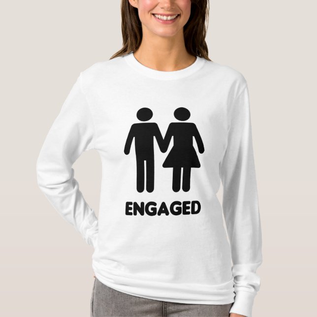 Engaged Couple T-Shirt (Front)