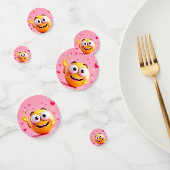 Engaged Emoji Confetti (Group)