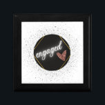 Engaged Glam Gift Box<br><div class="desc">Engaged glamor design. Elegant and modern!</div>