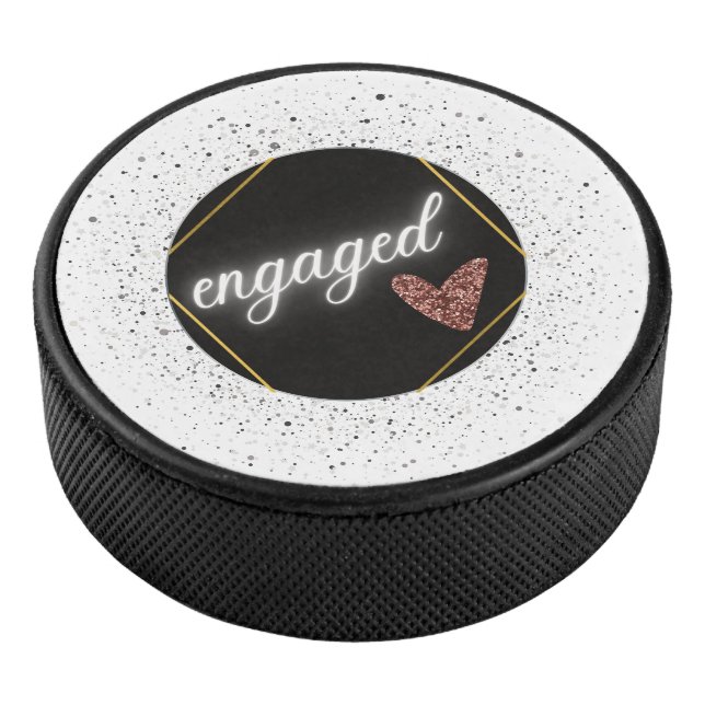 Engaged Glam   Hockey Puck (3/4)