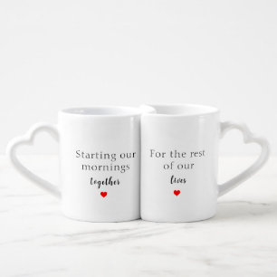 Engaged Mr Mrs Couples Future Mrs Newly Wed Coffee Mug Set