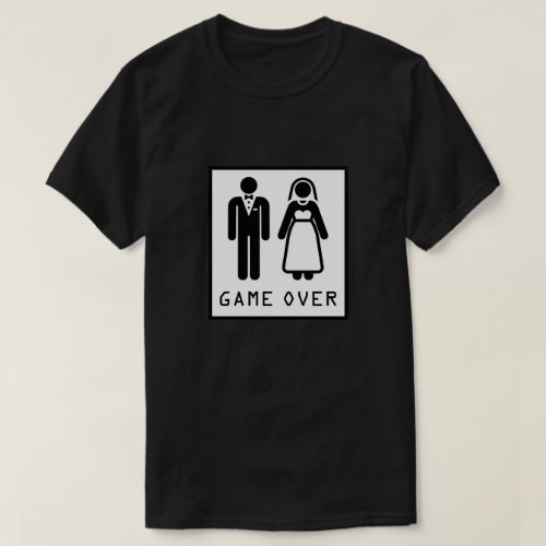 Engaged or Married Game over Bride  Groom T_Shirt