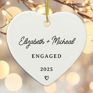 Engaged Ornament Engagement Ornament 1st 