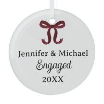 Engaged Personalized Couple's Name Year