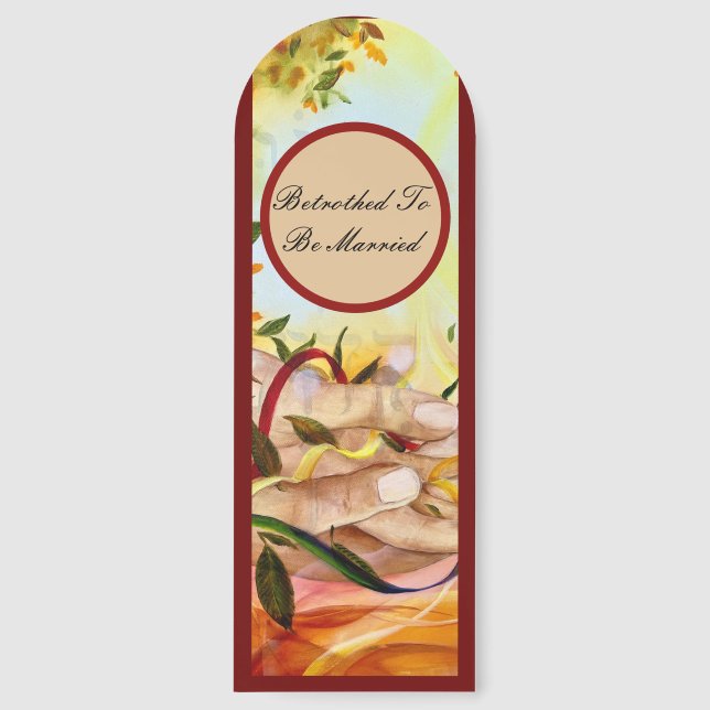 Engagement and Marriage Bookmarks (Back)
