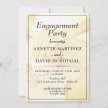 Engagement and wedding party classic