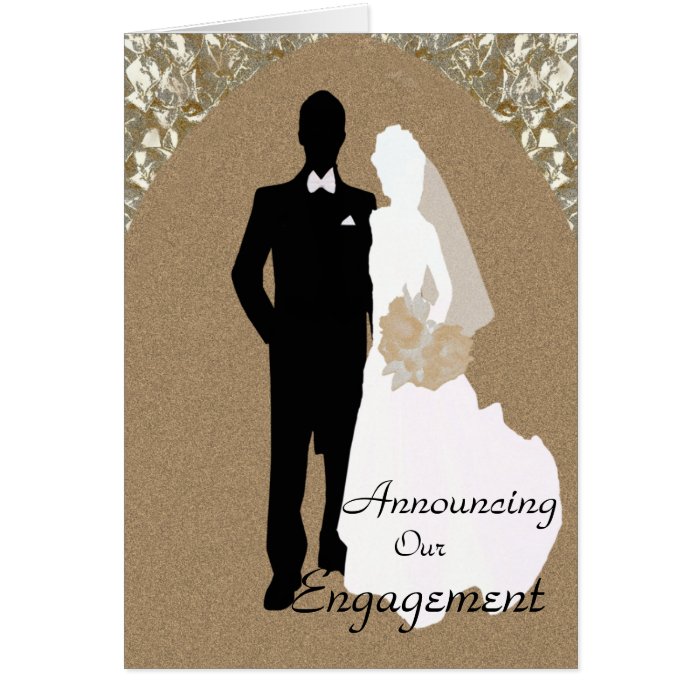 Engagement Announcement Card Template