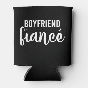 Engagement Boyfriend Fiance Married Man Wedding Can Cooler