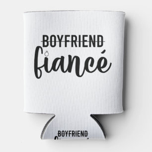 Engagement Boyfriend Fiance Married Man Wedding Can Cooler