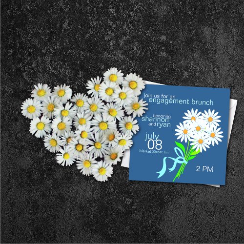 Engagement Brunch Invitations {Blue}