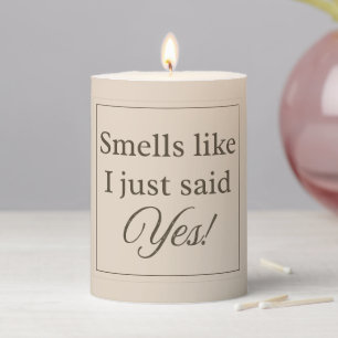 Engagement Candle Marriage Proposal