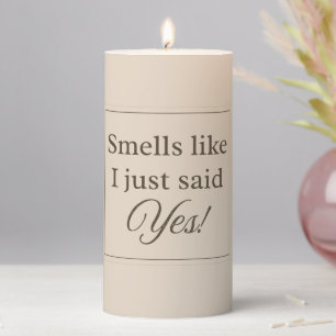 Engagement Candle Marriage Proposal