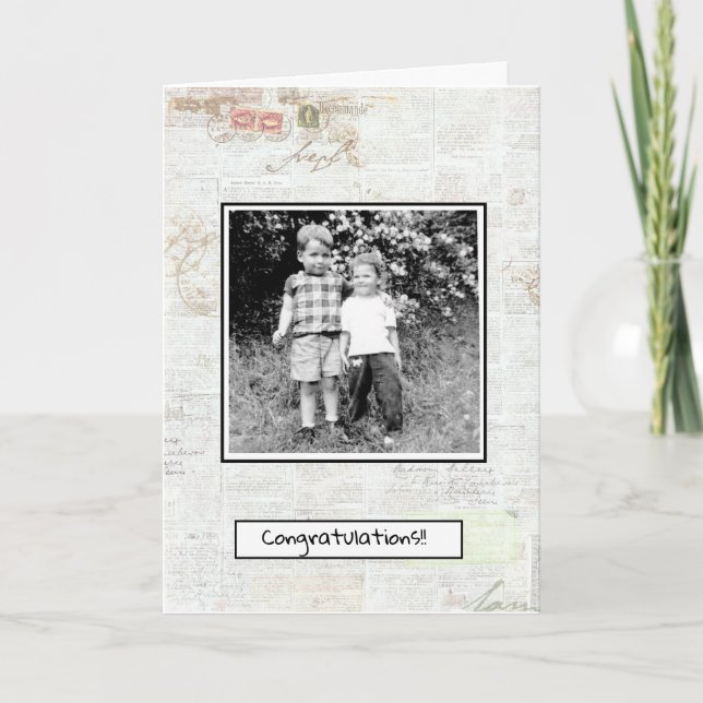 Engagement Card (Front)