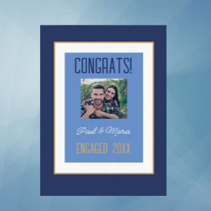 Engagement Congrats! Big Photo Card
