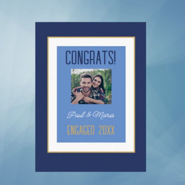 Engagement Congrats! Big Photo Card (Creator Uploaded)