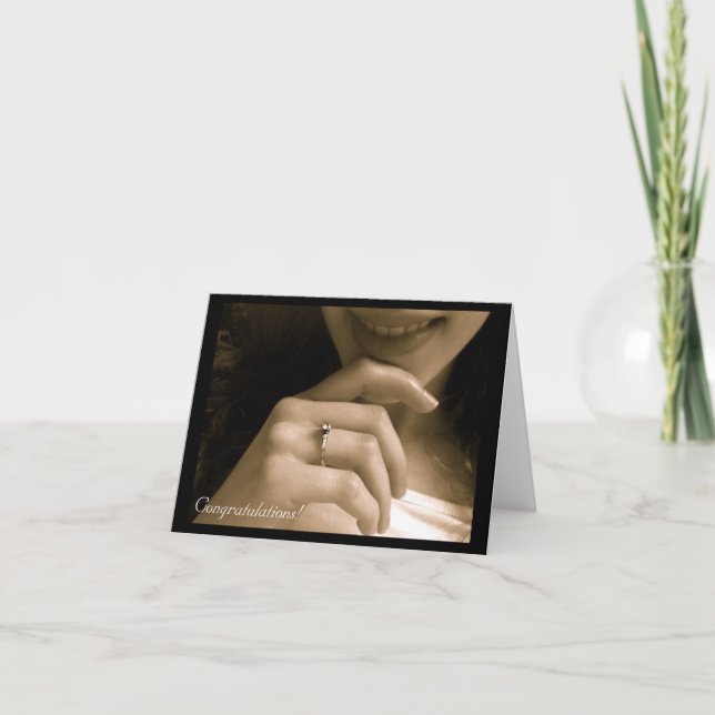 Engagement Congratulations Card (Front)