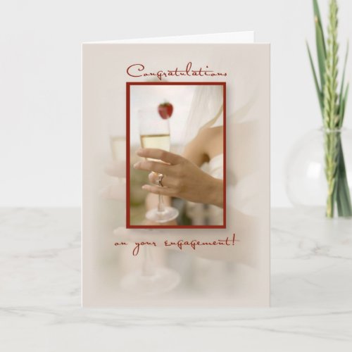 Engagement Congratulations Card