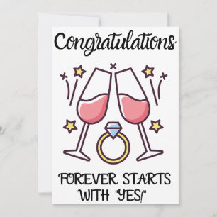 Engagement Congratulations Cards