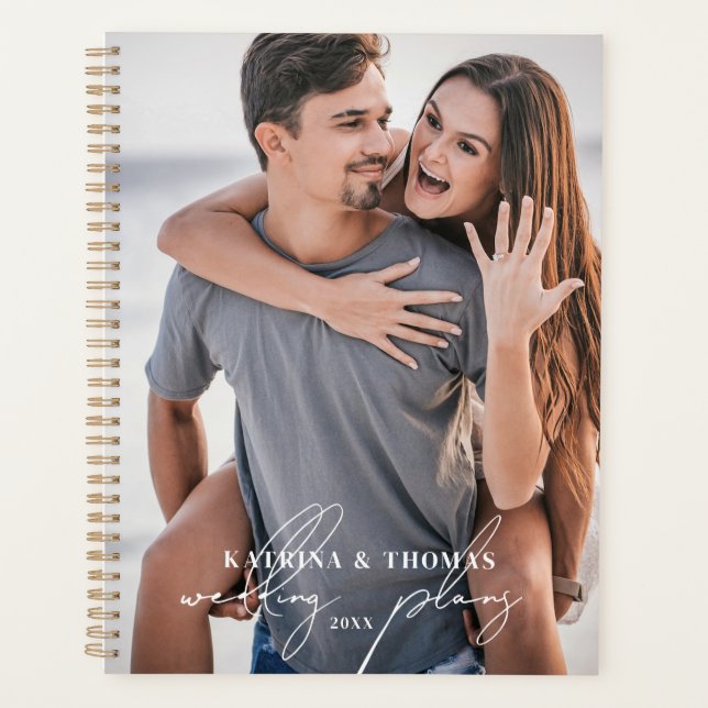Engagement Couple Photo Wedding  Planner (Front)