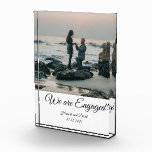Engagement Couple's Photo and Name<br><div class="desc">Create a long-lasting memory for your love and family. This Engagement Couple's Photo and Name can be personalized and customize for any occasion.</div>