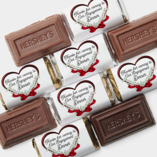 Engagement dinner hershey's miniatures