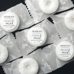 Engagement Engagemint Thank You Party Life Saver® Mints<br><div class="desc">Show your gratitude in the sweetest way with our "Thank You for Celebrating Our Engagement" mint. Perfect for engagement parties, this refreshing treat is a delightful way to thank guests for sharing in your special moment. Each mint is individually wrapped with a custom label, featuring the heartfelt message “Thank You...</div>