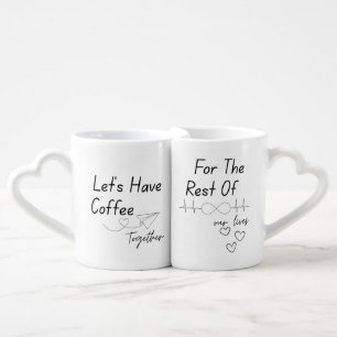 Engagement Gifts For Couples Coffee Mug Set