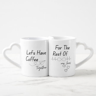 Engagement Gifts For Couples Coffee Mug Set