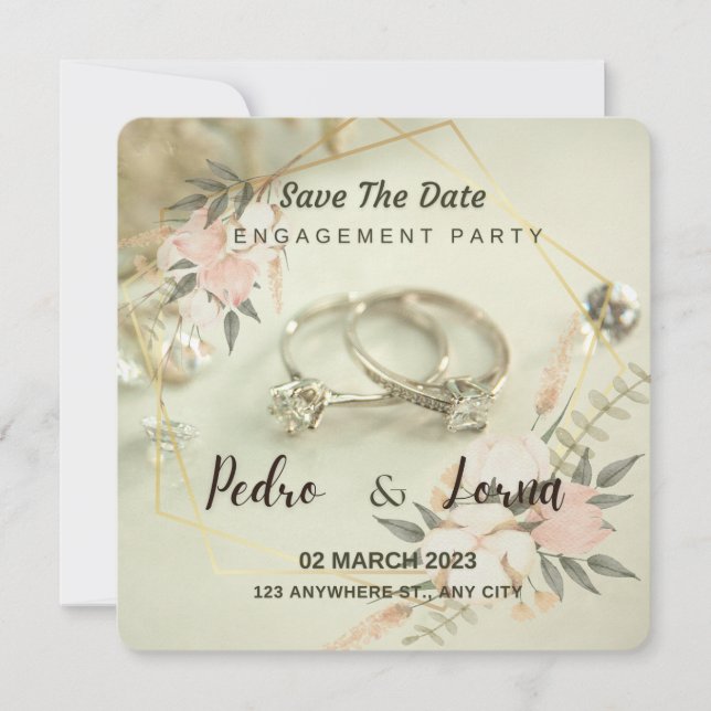 Engagement invitation (Front)