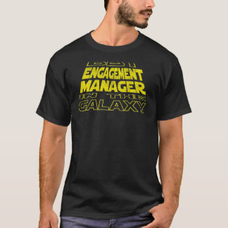 Engagement Manager Space Backside Design T-Shirt