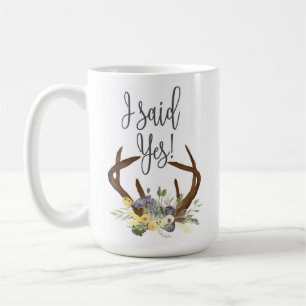 Engagement Mug, I Said Yes Mug