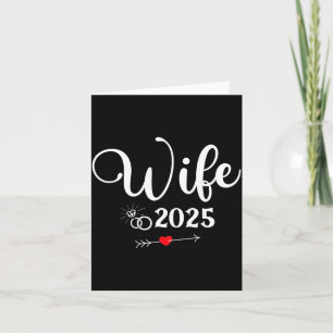 Engagement Party 2025 Wife Husband Matching Card
