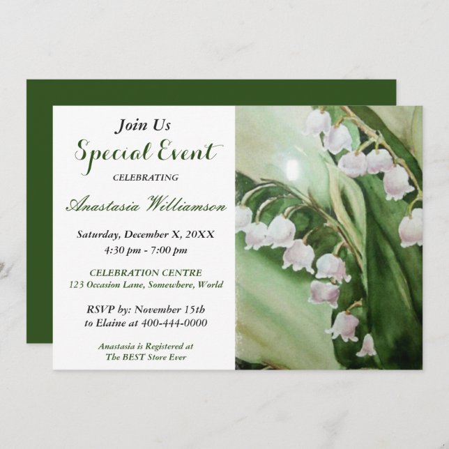 ENGAGEMENT PARTY EVENT INVITE (Front/Back)