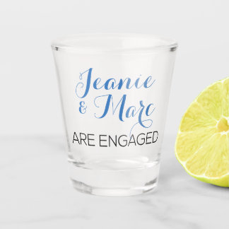 Engagement Party Favor Shot Glass