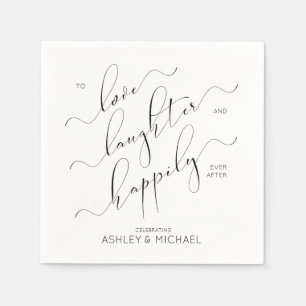 Engagement Party Happily Ever After Engagement Napkins