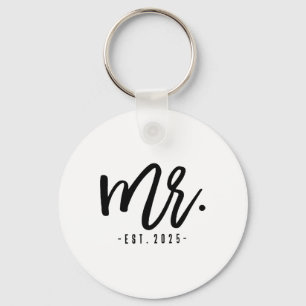 Engagement Party Husband And Wife Matching Couple  Keychain