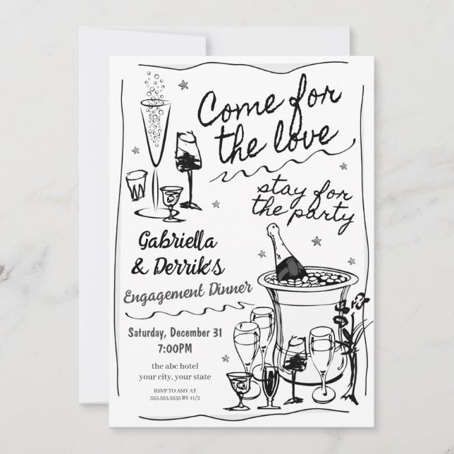 Engagement Party Invitation (Front)