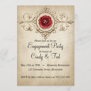Engagement Party Invitation by Xuxario at Zazzle