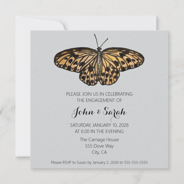 Engagement Party Invitation (Front)