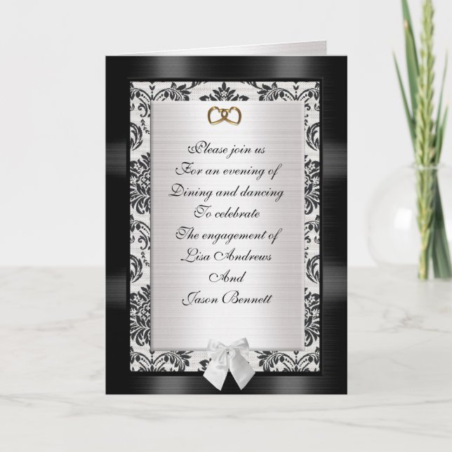 Engagement Party Invitation card (Front)