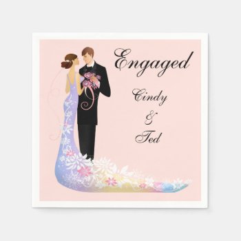Engagement Party Napkins by Xuxario at Zazzle
