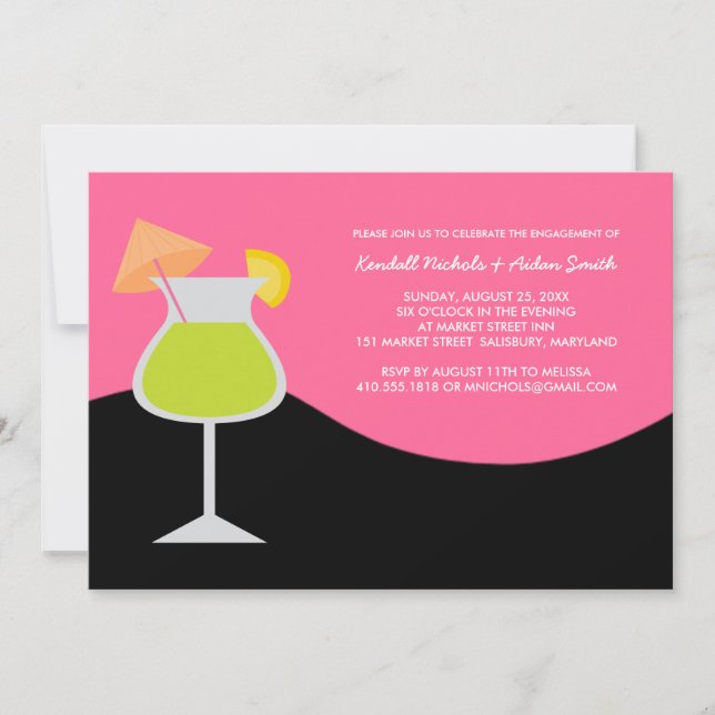 Engagement Party or Cocktail Party Invitations (Front)