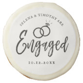 Engagement Party Script Lettering | Sugar Cookie (Front)